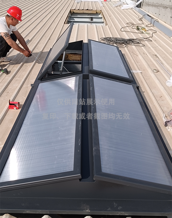 兰州王老吉生产车间青湖路街道排烟天窗