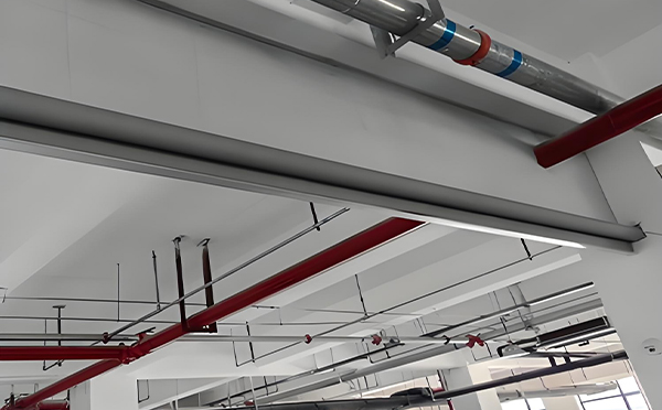 青湖路街道防火布挡烟垂壁