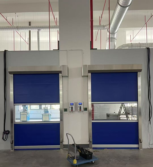 青湖路街道快速青湖路街道卷帘门助力食品加工车间环境升级