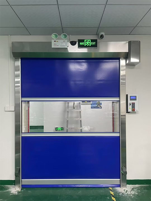 青湖路街道快速青湖路街道卷帘门在冷链物流仓储区的应用实践